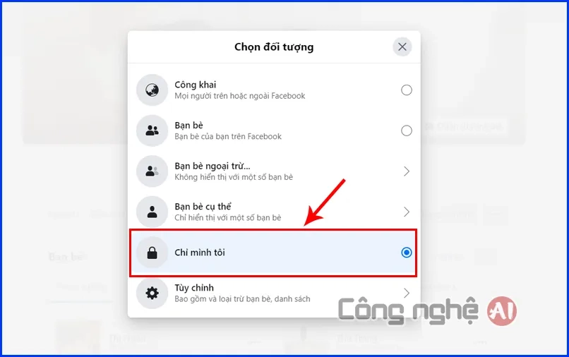 Cách ẩn danh sách bạn chung trên Facebook