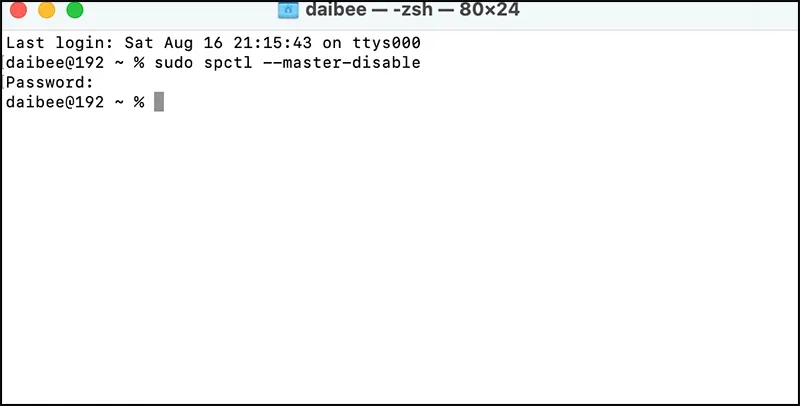 Tắt Gatekeeper và SIP trên MacBook