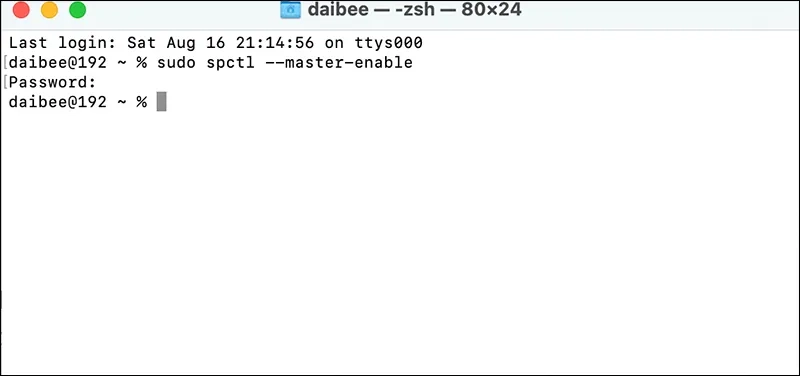 Tắt Gatekeeper và SIP trên MacBook