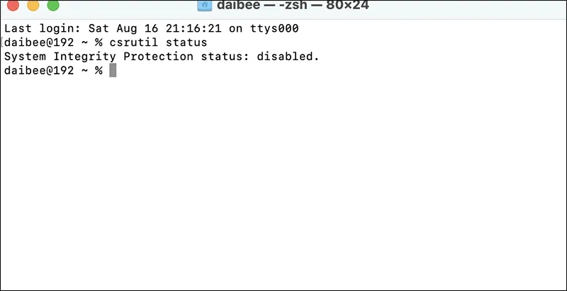 Tắt Gatekeeper và SIP trên MacBook