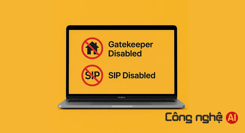 Cách tắt Gatekeeper và SIP trên MacBook nhanh nhất