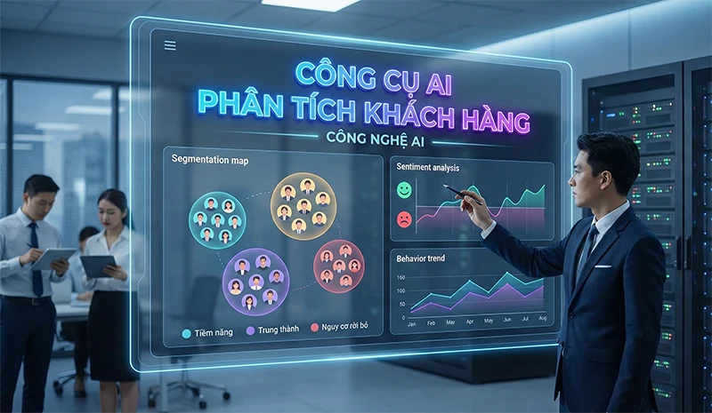 AI phân tích khách hàng | Sở thích, hành vi mua & phân khúc theo ngành