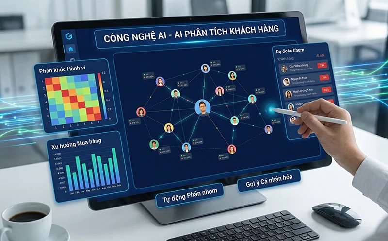 AI phân tích khách hàng | Sở thích, hành vi mua & phân khúc theo ngành
