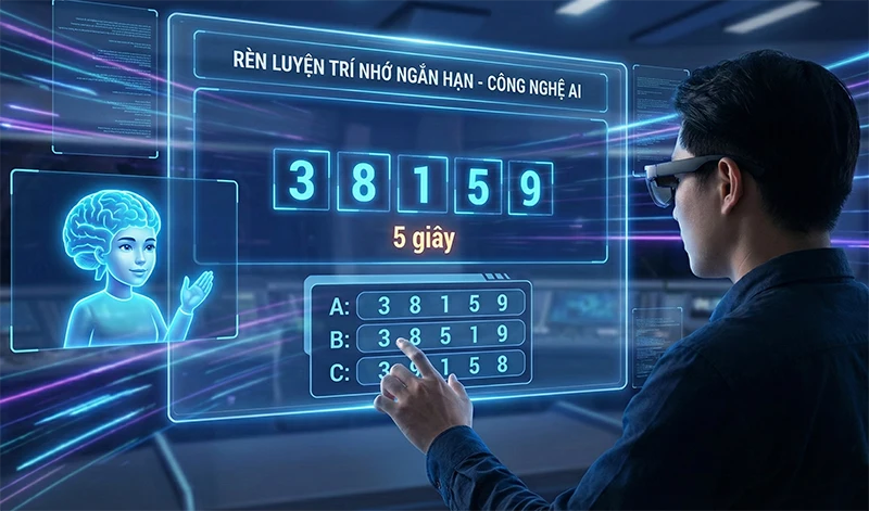 Rèn luyện trí nhớ ngắn hạn bằng AI | Giúp tăng khả năng ghi nhó