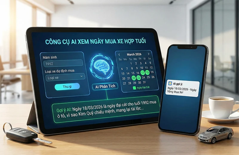 Xem ngày mua xe hợp tuổi - Chọn giờ lấy xe hợp mệnh bình an