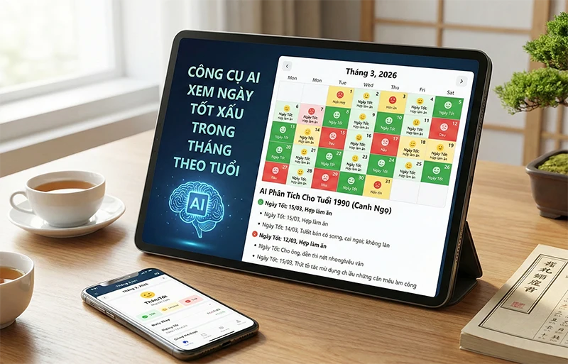 Xem ngày tốt xấu trong tháng theo tuổi - Ngũ hành, thiên can, địa chi