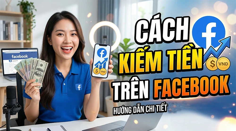 Cách kiếm tiền trên Facebook nhanh và hiệu quả nhất