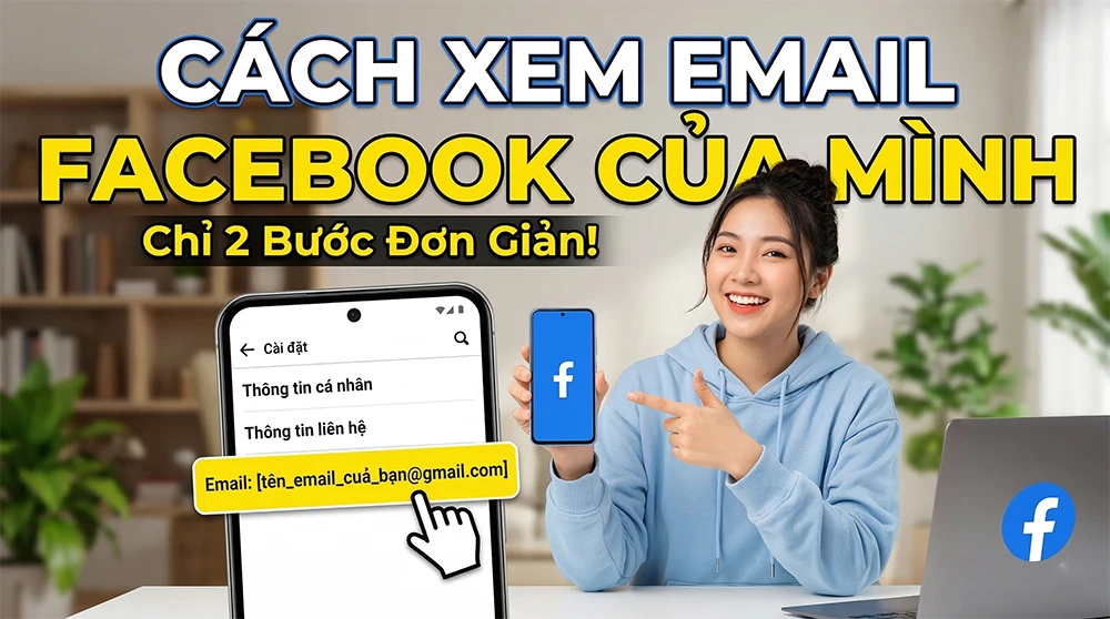 Cách xem email Facebook của mình